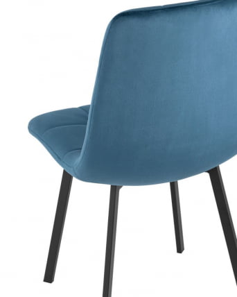 Стул Чиллй велюр сине-зеленый 2 шт. комплект / Chilly_7