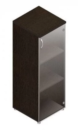 Шкаф для документов с прозрачными стеклами Р.Пс-3СБ венге_0