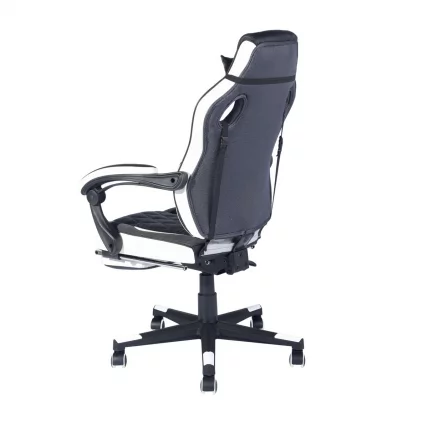 Геймерское кресло ТопЧаирс Вираге Черный-белый / TopChairs Virage_4