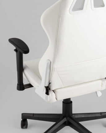 Кресло геймерское с подсветкой ТопЧаирс ГММ-080 белый на черной базе / TopChairs GMM-080_6