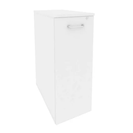 Тумба высокая выдвижная приставная / опорная ОНИКС О.ВТПО-8 Белый Бриллиант / ONIX O.VTPO-8_0