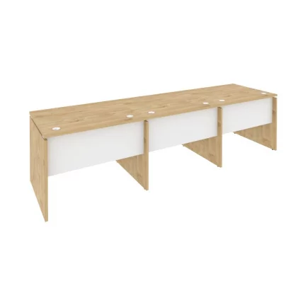 Рабочая станция ОНИКС О.РС-3.1.8 Тиквуд Светлый/Белый / ONIX O.RS-3.1.8_0