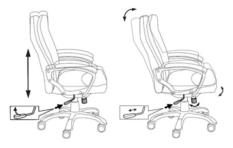 Кресло руководителя Бюрократ CХ-868Н Фабриc черный Лигхт-20 / CH-868N Fabric Light-20_5