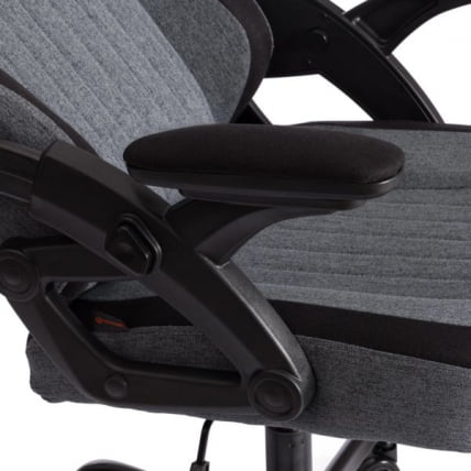 Кресло иВолф ткань, черный/серый / iWolf_20