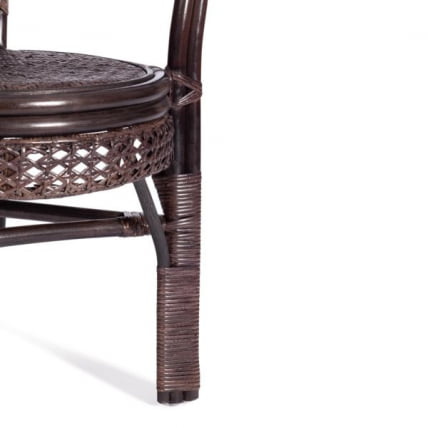 Кресло ПЕЛАНГИ 02/15Б / без подушки / ротанг, валнут (грецкий орех) / PELANGI 02/15B walnut_3