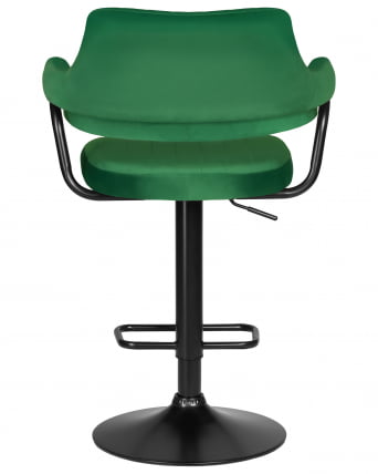 Стул барный ДОБРИН CХАРЛЙ БЛАCК (зеленый велюр (МДЖ9-88)) / DOBRIN CHARLY BLACK (MJ9-88))_4