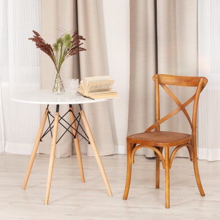 Стул CРОСС (мод.CБ2001) дерево береза, 49.5*53.5*87, Груша (№3) / CROSS (mod.CB2001)_11