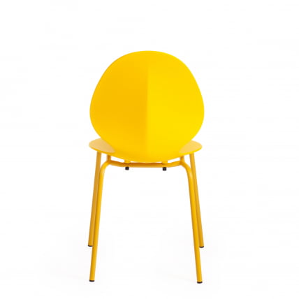 Стул ЕБАЙ (мод 03) металл/пластик, 52кс46кс83.5, желтый / EBAY (mod 52x46x83.5,_3