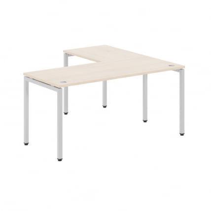 Стол угловой КСТЕН-С КССCТ 1615 Л Бук тиара/серый / XTEN-S XSCT L_0