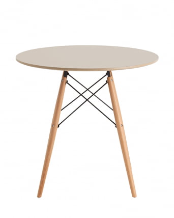 Стол Еамес ДСВ НЕВ Д80 бежевый / Eames DSW NEW D80_0