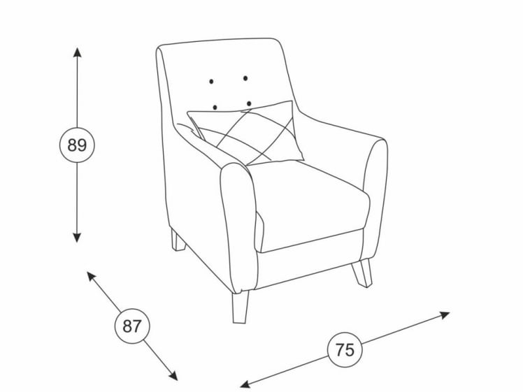 Кресло Френсис ТК 511 Офелия 5 Коричневый Офелия 1 Бежевый_2