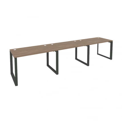 Рабочая станция на О-образном м/к ОНИКС О.МО-РС-3.2.7 Дуб Аризона/Антрацит / ONIX O.MO-RS-3.2.7_0