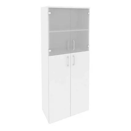 Шкаф высокий широкий ОНИКС О.СТ-1.7 Белый Бриллиант / ONIX O.ST-1.7_0