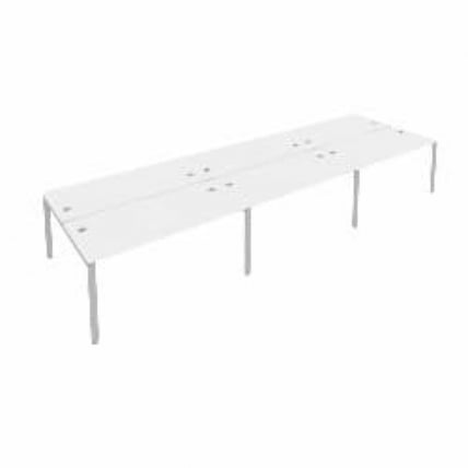 Рабочая станция на 6 раб.места Метал Сйстем Б.СМ-6.4 Белый/Серый / Metal System_0