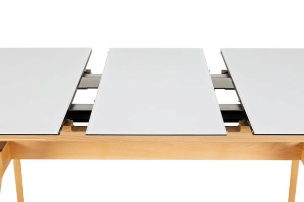 Стол раскл. Нарвик Гласс 120-150 Аутоматиc Натур/Лигхт матте гласс / Glass Automatic Natur/Light matte glass_14