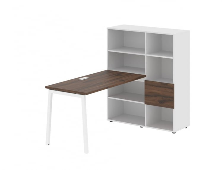Рабочая станция ЕДИС ЕЛРСТ 1113 Дуб Денвер темный Белый Белый / EDIS ELRST_0