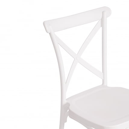 Стул CРОСС (мод. ПЛ24) пластик, 48 х 58 х 89 см, Вхите (белый) 11954 / CROSS (mod. PL24) White_7