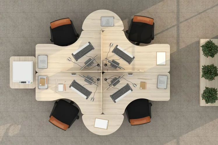 Набор мебели для персонала Глассй №2 / Glassy_2