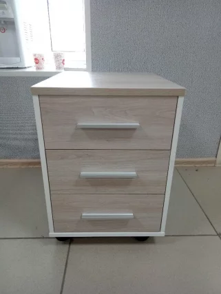 Тумба подкатная Дека 9.05.01 Дуб Сантана светлый/Белый / Deka_1