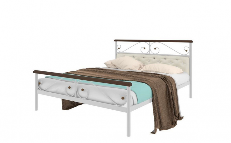 Кровать Эсмеральда плус мягкая 1800х1900 Белая / plus_0