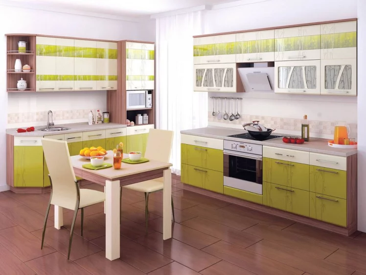 Кухонный гарнитур прямой (240 см) Тропикана 17 Набор 11_1