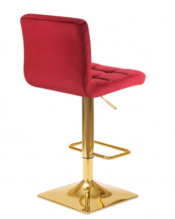 Стул барный ДОБРИН ГОЛДИЕ Бордовый велюр МДЖ9-43 / DOBRIN GOLDIE MJ9-43_3