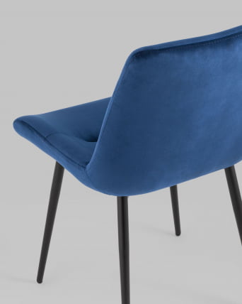 Стул Остин велюр Синий_6