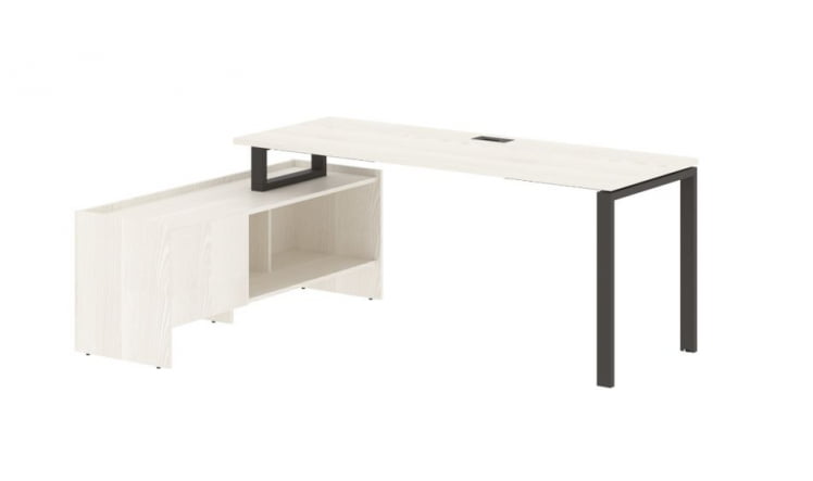 Стол с тумбой ЕДИС ЕУCТ 19614 Ясень Траун Мокко / EDIS EUCT_0