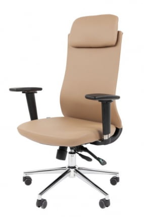 Офисное кресло CХАИРМАН 500 ЛЮКС (ЛУКС) ЭКО экокожа Бежевый / CHAIRMAN (LUX)_7