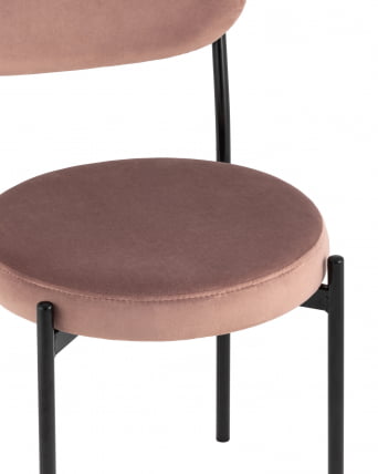 Стул Бриф НЕВ велюр Пыльно-розовый / NEW_1