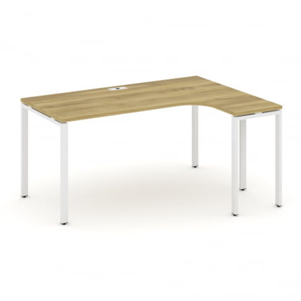 Стол эргономичный правый CОНCЕПТ CН.ОСА-002(Р) Дуб Винченцо Белый / CONCEPT CN.OSA-002(R)_0