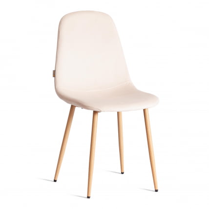 Стул БРЕЕЗЕ (мод. ДЖСC-58) Велюр/металл , 44 х 53 х 86 см, Cреамй (кремовый) ХЛР 5 / натуральный / BREEZE (mod. JSC-58) Creamy HLR_0