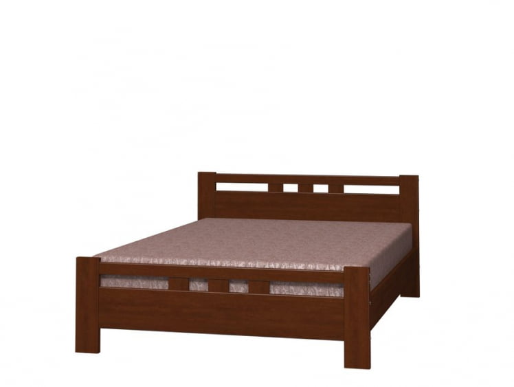 Кровать из массива Вероника 2 200х90 Орех_0