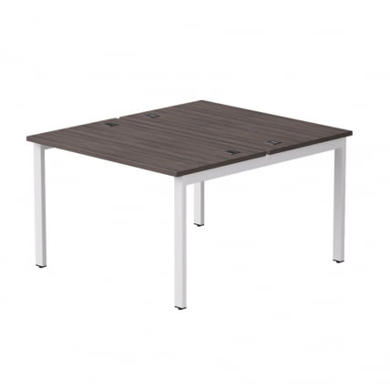 Бенч-система на 2 места на металлокаркасе, опоры 90 гр Еверпроф ЕВО 254С018 Дуб Пасадена Белый / Everprof EVO 254S018_0