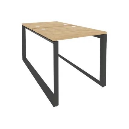 Рабочая станция на О-образном м/к ОНИКС О.МО-Д.РС-2.0.7 Тиквуд Светлый/Антрацит / ONIX O.MO-D.RS-2.0.7_0