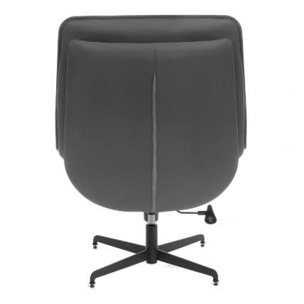 Кресло лаунж Космо экокожа, графит / Cosmo_3