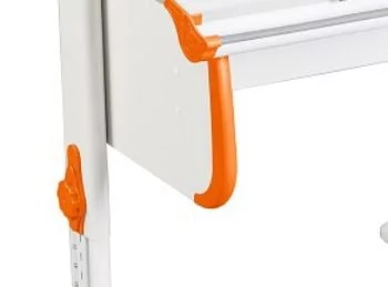 Стол универсальный трансформируемый Парта 1/75-40 Белый Оранжевый / Parta_1