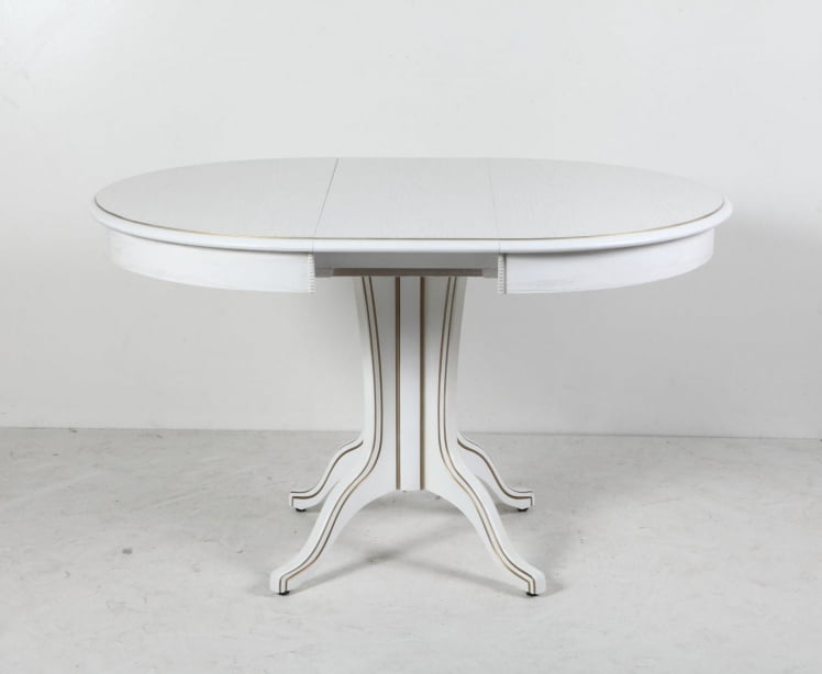 Стол обеденный Орион-5 (д1100) тон 1 с золотой патиной / (d1100)_4