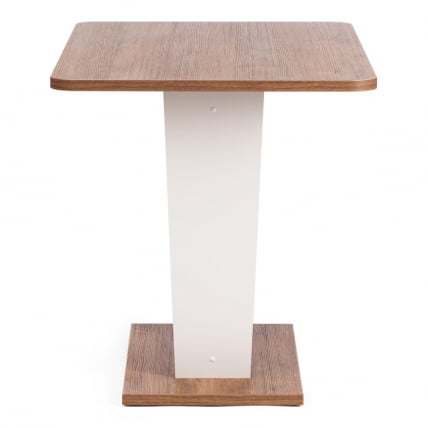 Стол обеденный ТИБИ нераздвижной ЛДСП, 68,6 х 110 х 75 см, Дуб Канзас/Пепел / TIBI_2