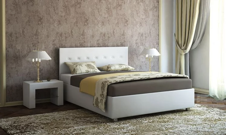 Кровать Амели Белая / Ameli_0