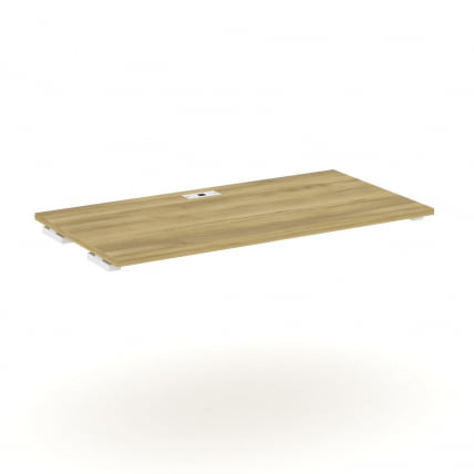 Стол-приставка к двум опорным тумбам/шкафам CОНCЕПТ CН.ОСПР-007 Дуб Винченцо Белый / CONCEPT CN.OSPR-007_0