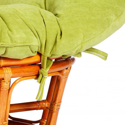 Диван МАМАСАН/МАМАСАН 23/02 В /с подушкой/ подушка 182х119 см, 169х102х80 см, Хоней (мед), флок, олива, 23 / MAMASAN/МАМАСАН W Honey_10