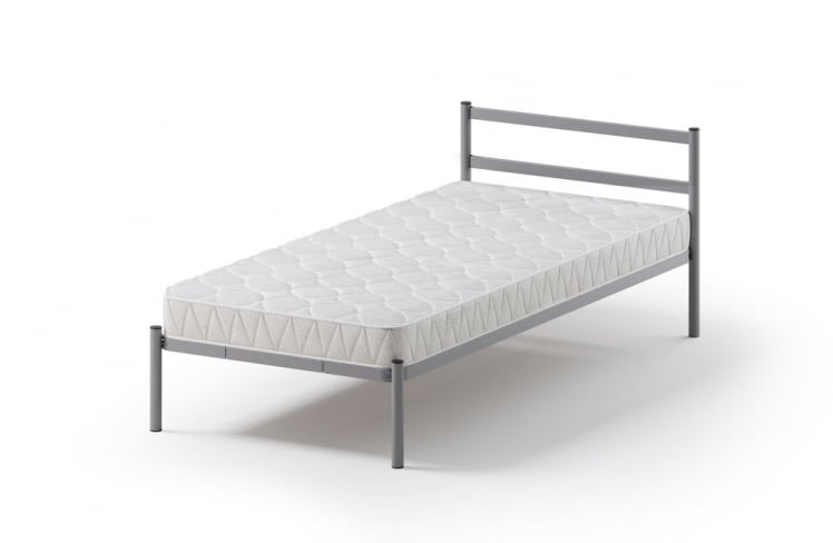 Кровать Метта 900кс2000 Серая / 900x2000_1