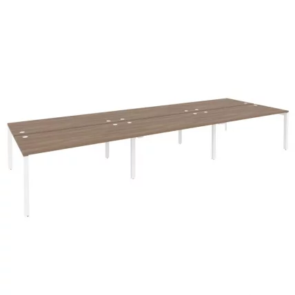 Рабочая станция на П-образном м/к ОНИКС О.МП-Д.РС-6.4.8 Дуб Аризона/Белый / ONIX O.MP-D.RS-6.4.8_0