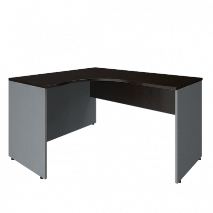 Стол криволинейный левый Рива А.СА-3 Л Венге/Металлик / Riva_0