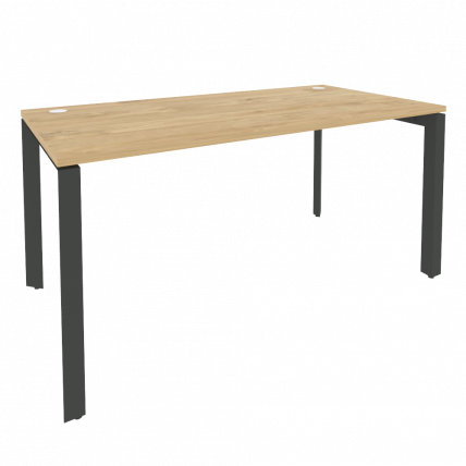 Стол рабочий на П-образном м/к ОНИКС О.МП-СП-4.8 Тиквуд Светлый/Антрацит / ONIX O.MP-SP-4.8_0