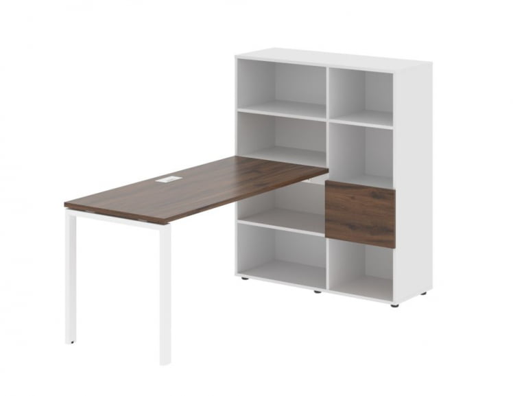 Рабочая станция ЕДИС ЕУРСТ 1115 Дуб Денвер темный Белый Белый / EDIS EURST_0