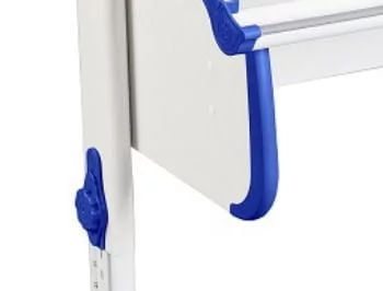 Стол универсальный трансформируемый Парта 1/75 + Стул Белый Синий / Parta Stul_4