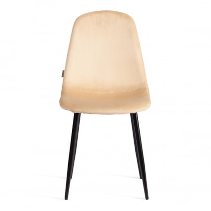 Стул БРЕЕЗЕ (мод. ДЖСC-58) Велюр/металл , 44 х 53 х 86 см, сандй (песочный) ХЛР6 / черный / BREEZE (mod. JSC-58) sandy HLR6_4