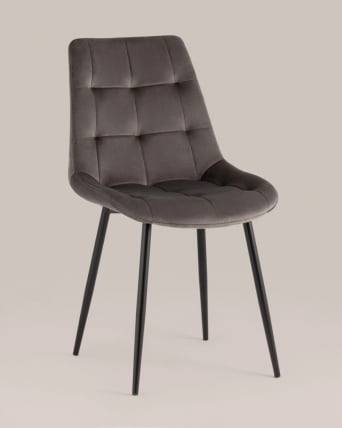 Стул Флекс Нев велюр антрацитовый 2 шт. / New_9